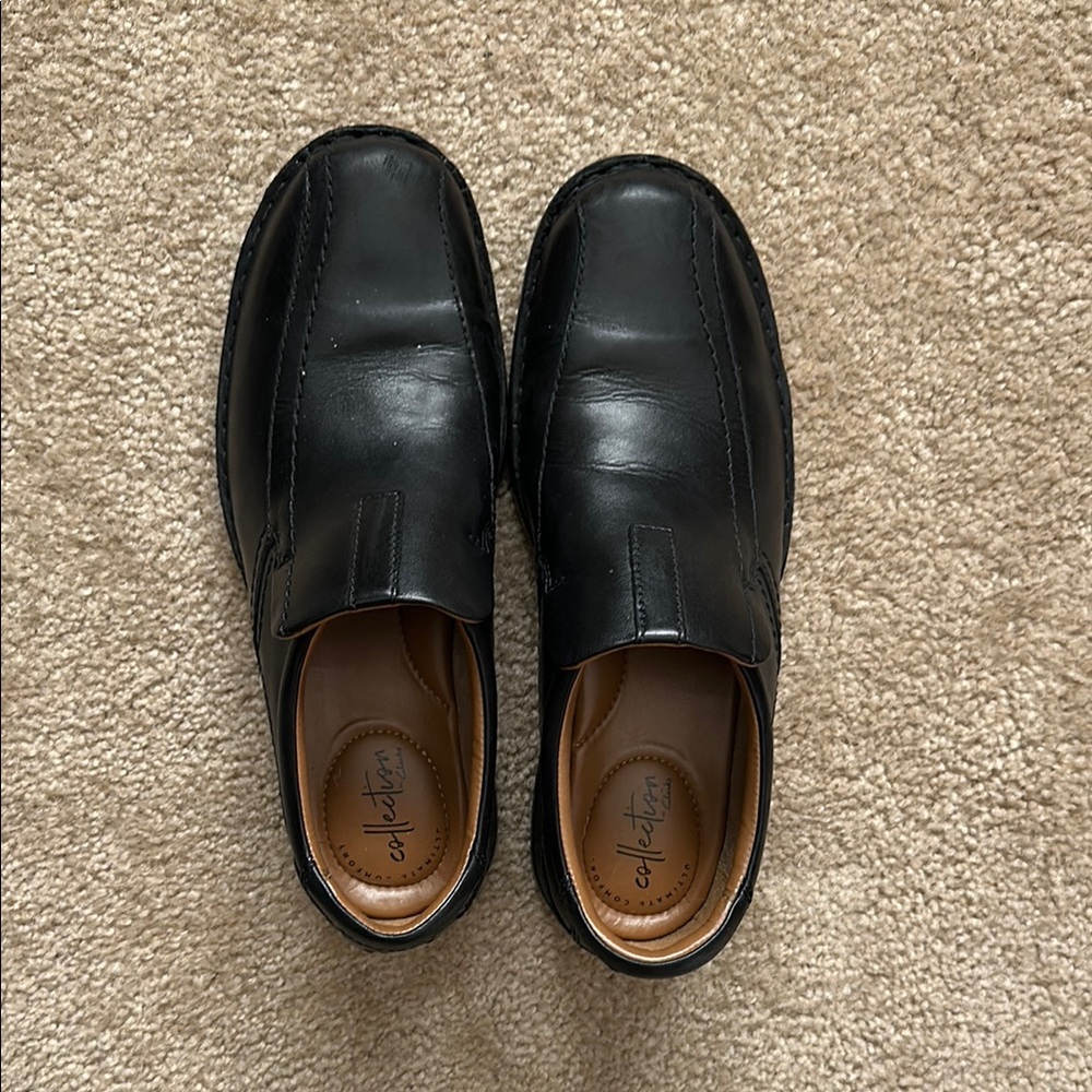 Men's Black Slip-On Shoes